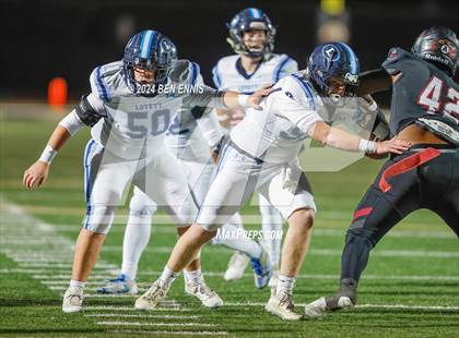 Thumbnail 2 in Hebron Christian vs. Lovett (GHSA Private Round 2) photogallery.