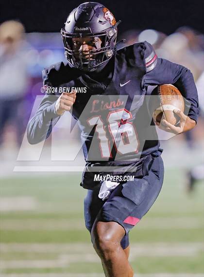 Thumbnail 3 in Hebron Christian vs. Lovett (GHSA Private Round 2) photogallery.