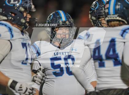 Thumbnail 3 in Hebron Christian vs. Lovett (GHSA Private Round 2) photogallery.