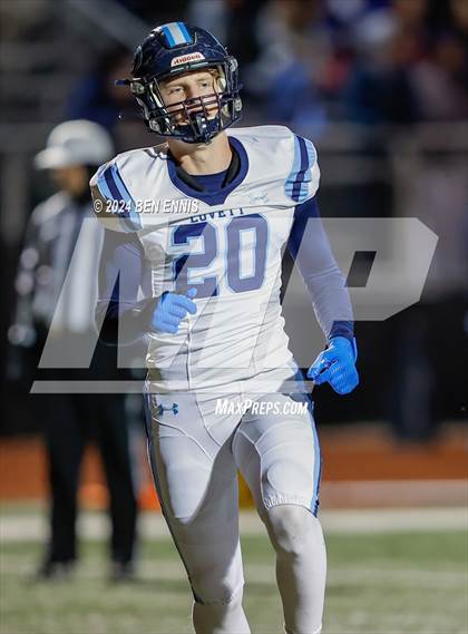 Thumbnail 3 in Hebron Christian vs. Lovett (GHSA Private Round 2) photogallery.