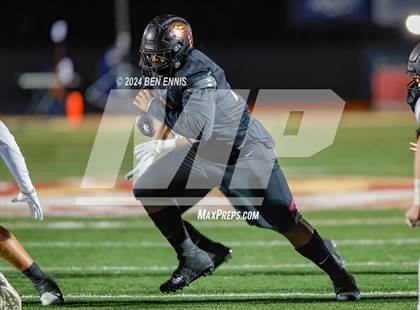 Thumbnail 3 in Hebron Christian vs. Lovett (GHSA Private Round 2) photogallery.