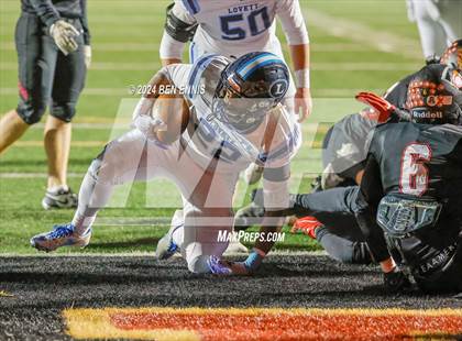 Thumbnail 3 in Hebron Christian vs. Lovett (GHSA Private Round 2) photogallery.
