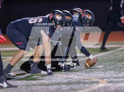Thumbnail 3 in Hebron Christian vs. Lovett (GHSA Private Round 2) photogallery.