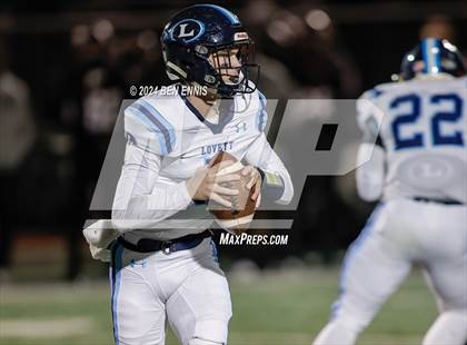 Thumbnail 3 in Hebron Christian vs. Lovett (GHSA Private Round 2) photogallery.