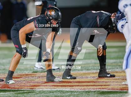 Thumbnail 1 in Hebron Christian vs. Lovett (GHSA Private Round 2) photogallery.