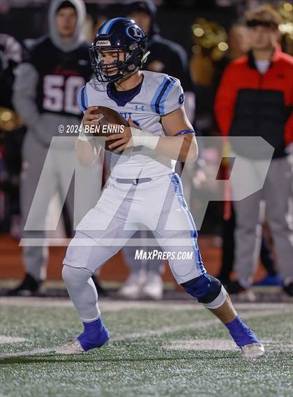 Thumbnail 3 in Hebron Christian vs. Lovett (GHSA Private Round 2) photogallery.