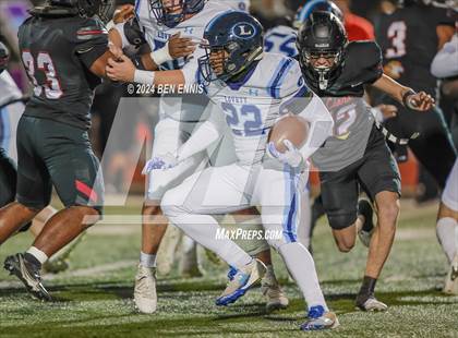 Thumbnail 2 in Hebron Christian vs. Lovett (GHSA Private Round 2) photogallery.