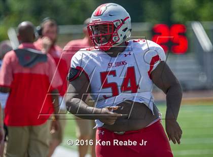 Thumbnail 3 in St. John's vs. Central Catholic (Western Pennsylvania Legends Football Classic) photogallery.