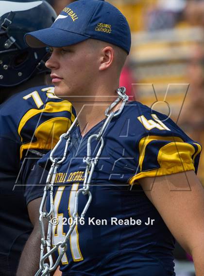 Thumbnail 3 in St. John's vs. Central Catholic (Western Pennsylvania Legends Football Classic) photogallery.