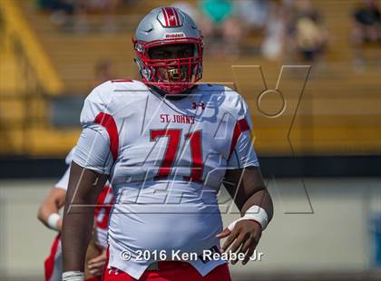 Thumbnail 3 in St. John's vs. Central Catholic (Western Pennsylvania Legends Football Classic) photogallery.
