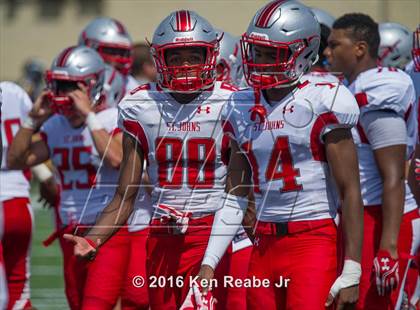 Thumbnail 3 in St. John's vs. Central Catholic (Western Pennsylvania Legends Football Classic) photogallery.