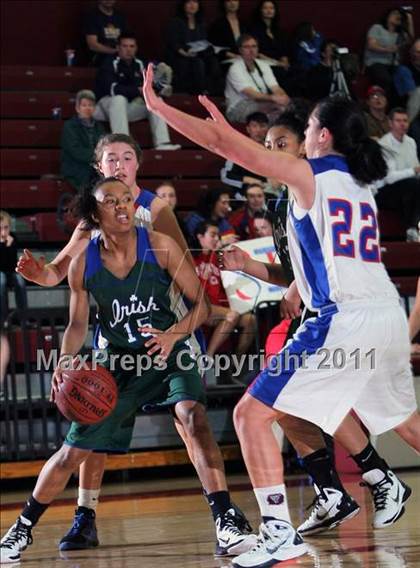 Thumbnail 1 in Sacred Heart Cathedral vs. St. Ignatius (CIF CCS D3 Final) photogallery.