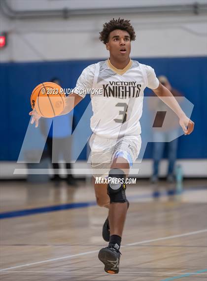 Thumbnail 1 in Victory Christian Academy vs. Ramona ( CIF SDS D3 Championship) photogallery.