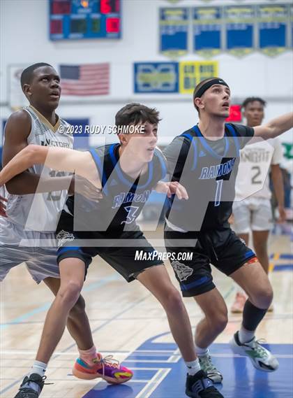 Thumbnail 3 in Victory Christian Academy vs. Ramona ( CIF SDS D3 Championship) photogallery.