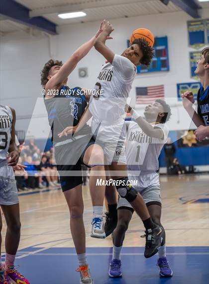 Thumbnail 1 in Victory Christian Academy vs. Ramona ( CIF SDS D3 Championship) photogallery.