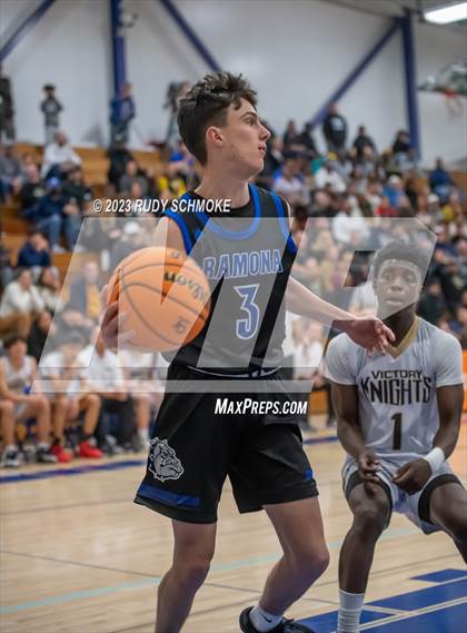 Thumbnail 3 in Victory Christian Academy vs. Ramona ( CIF SDS D3 Championship) photogallery.