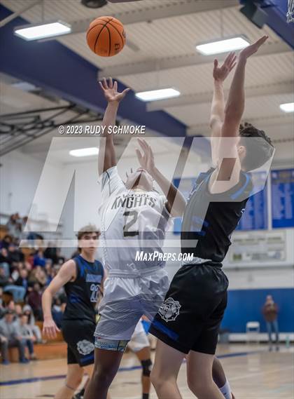 Thumbnail 2 in Victory Christian Academy vs. Ramona ( CIF SDS D3 Championship) photogallery.