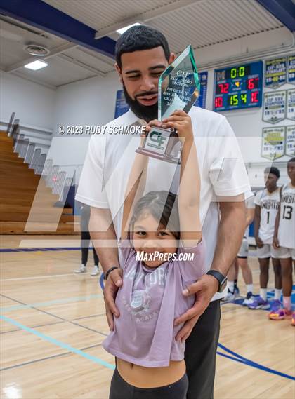Thumbnail 3 in Victory Christian Academy vs. Ramona ( CIF SDS D3 Championship) photogallery.