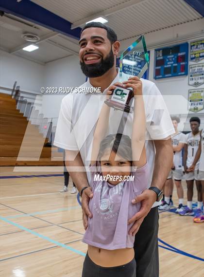 Thumbnail 2 in Victory Christian Academy vs. Ramona ( CIF SDS D3 Championship) photogallery.