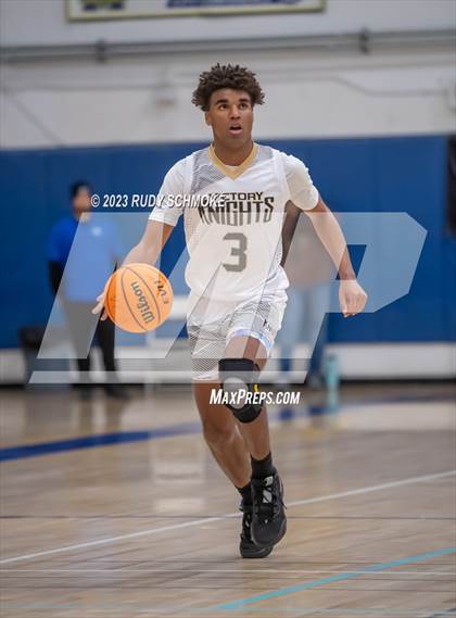 Thumbnail 3 in Victory Christian Academy vs. Ramona ( CIF SDS D3 Championship) photogallery.