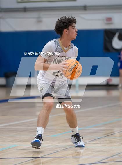 Thumbnail 1 in Victory Christian Academy vs. Ramona ( CIF SDS D3 Championship) photogallery.