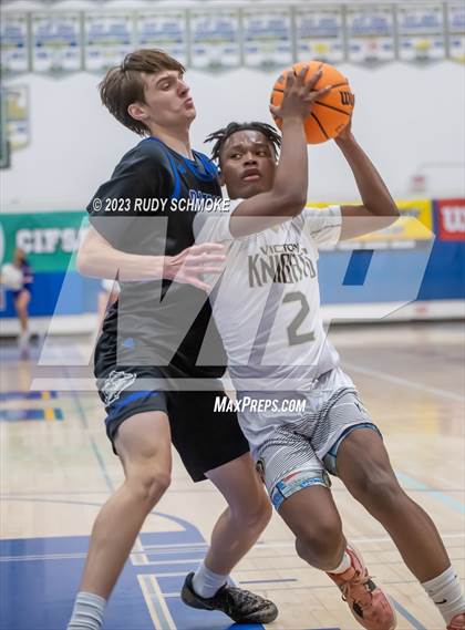 Thumbnail 2 in Victory Christian Academy vs. Ramona ( CIF SDS D3 Championship) photogallery.