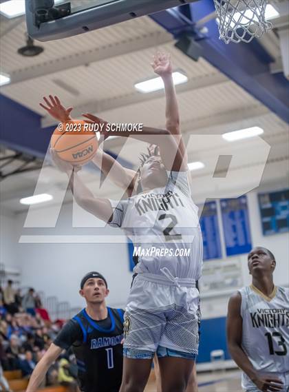 Thumbnail 1 in Victory Christian Academy vs. Ramona ( CIF SDS D3 Championship) photogallery.