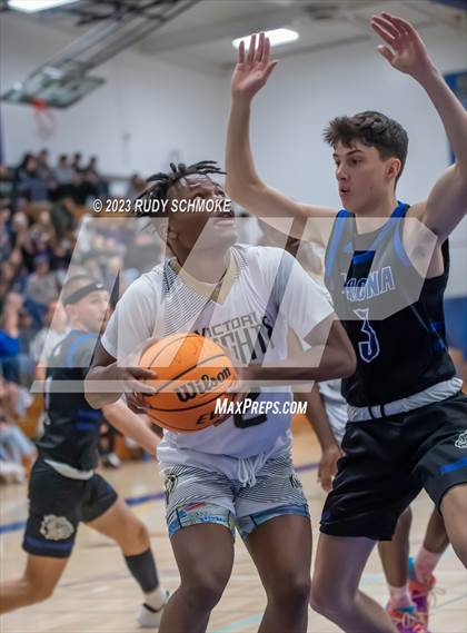 Thumbnail 1 in Victory Christian Academy vs. Ramona ( CIF SDS D3 Championship) photogallery.