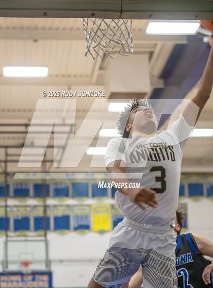 Thumbnail 1 in Victory Christian Academy vs. Ramona ( CIF SDS D3 Championship) photogallery.