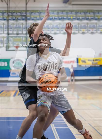 Thumbnail 2 in Victory Christian Academy vs. Ramona ( CIF SDS D3 Championship) photogallery.