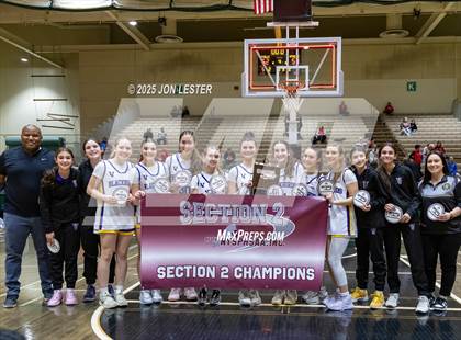 Thumbnail 2 in Mechanicville vs Voorheesville (NYSPHSAA Section 2 Class B Championship) photogallery.