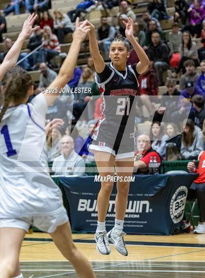 Thumbnail 3 in Mechanicville vs Voorheesville (NYSPHSAA Section 2 Class B Championship) photogallery.
