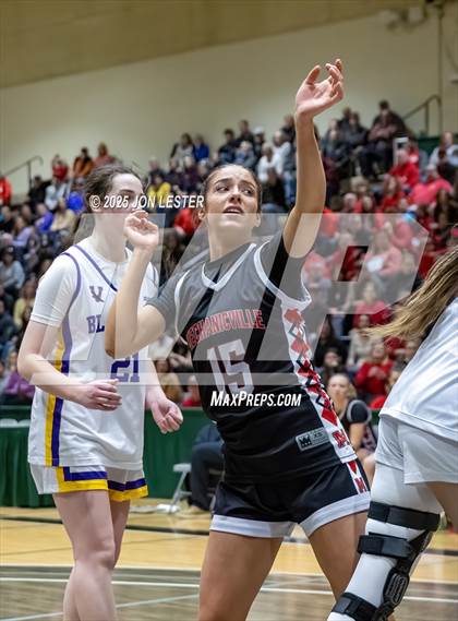 Thumbnail 1 in Mechanicville vs Voorheesville (NYSPHSAA Section 2 Class B Championship) photogallery.