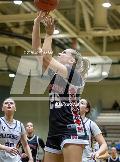 Thumbnail 3 in Mechanicville vs Voorheesville (NYSPHSAA Section 2 Class B Championship) photogallery.