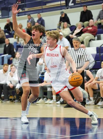 Thumbnail 1 in Herriman vs. American Fork (Corner Canyon Tournament of Champions) photogallery.