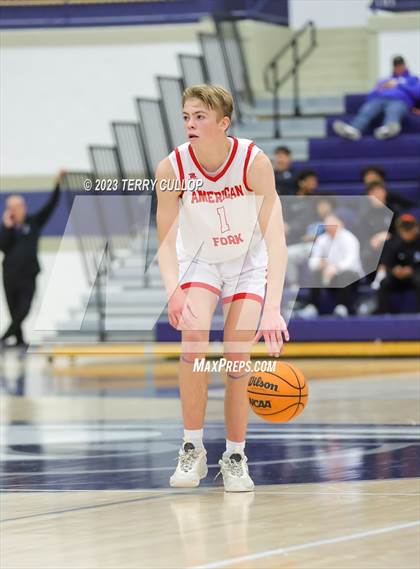 Thumbnail 2 in Herriman vs. American Fork (Corner Canyon Tournament of Champions) photogallery.