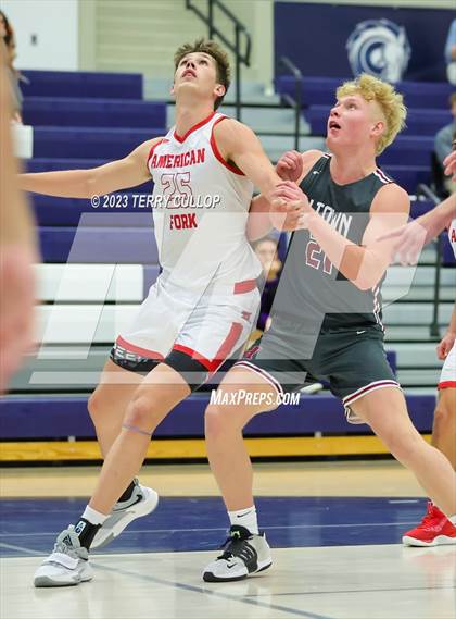 Thumbnail 2 in Herriman vs. American Fork (Corner Canyon Tournament of Champions) photogallery.