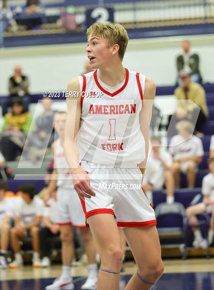 Thumbnail 2 in Herriman vs. American Fork (Corner Canyon Tournament of Champions) photogallery.