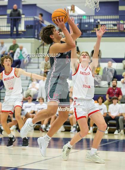 Thumbnail 1 in Herriman vs. American Fork (Corner Canyon Tournament of Champions) photogallery.