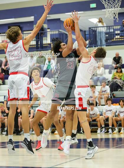 Thumbnail 1 in Herriman vs. American Fork (Corner Canyon Tournament of Champions) photogallery.