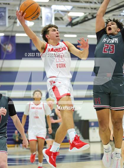 Thumbnail 1 in Herriman vs. American Fork (Corner Canyon Tournament of Champions) photogallery.