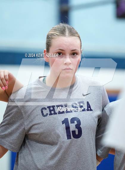 Thumbnail 2 in Chelsea vs. Mott (Our Lady Of The Lakes Invite) photogallery.