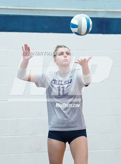 Thumbnail 3 in Chelsea vs. Mott (Our Lady Of The Lakes Invite) photogallery.