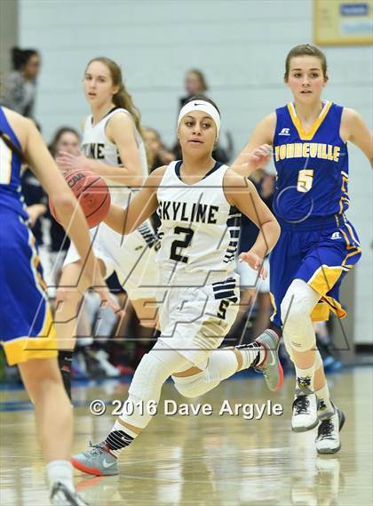 Thumbnail 1 in Skyline vs. Bonneville (UHSAA 4A First Round) photogallery.