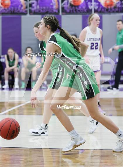 Thumbnail 1 in Lutheran vs St. Mary's (CHSAA 3A Region 5 Final) photogallery.