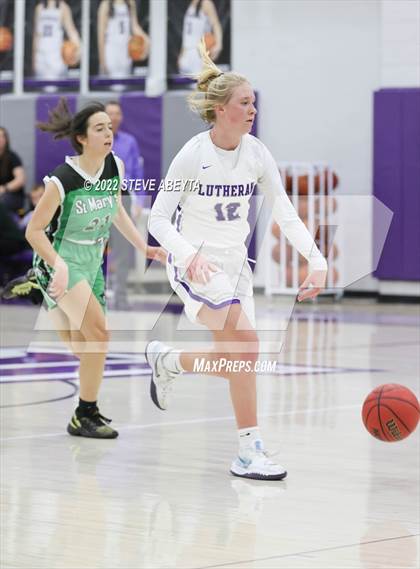 Thumbnail 1 in Lutheran vs St. Mary's (CHSAA 3A Region 5 Final) photogallery.