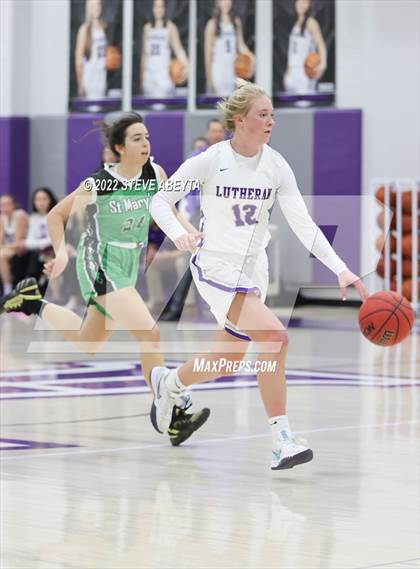 Thumbnail 3 in Lutheran vs St. Mary's (CHSAA 3A Region 5 Final) photogallery.