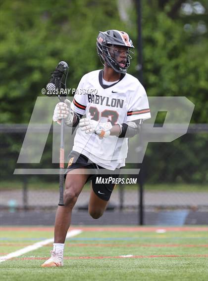 Thumbnail 3 in Center Moriches @ Babylon (Section XI Class C Championship) photogallery.