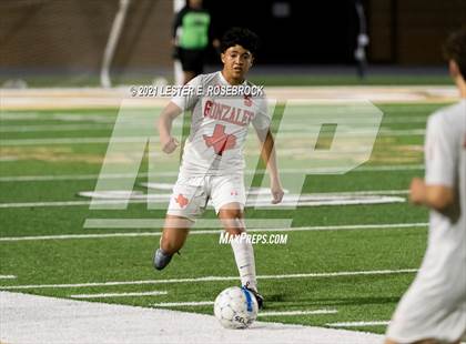Thumbnail 1 in Gonzales @ La Vernia (UIL 4A Bi-District Playoffs) photogallery.