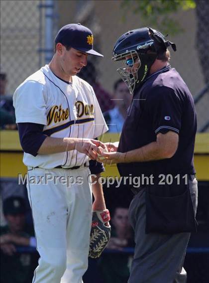 Thumbnail 1 in Damien @ Notre Dame (CIF SS Playoffs) photogallery.